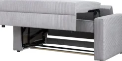Sofa rozkładana Milano (sztruks szary)