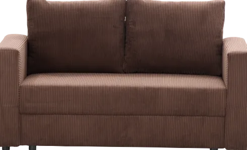 Sofa rozkladana Milano (sztruks czekoladowy brąz)