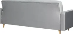 Sofa Sewilla (plusz srebrzysty)