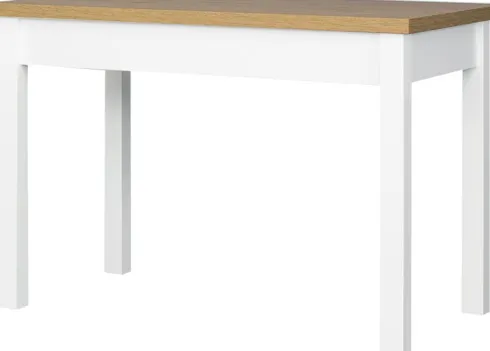 Stół kuchenny 110 cm (dąb Soma ciemny/biały)