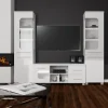 Stolik RTV 160 cm Panama (biały połysk)