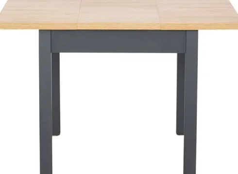 Stół rozkładany 79x80-120x80 (dąb Soma ciemny/grafit)