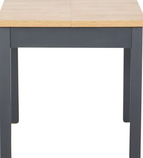 Stół rozkładany 79x80-120x80 (dąb Soma ciemny/grafit)