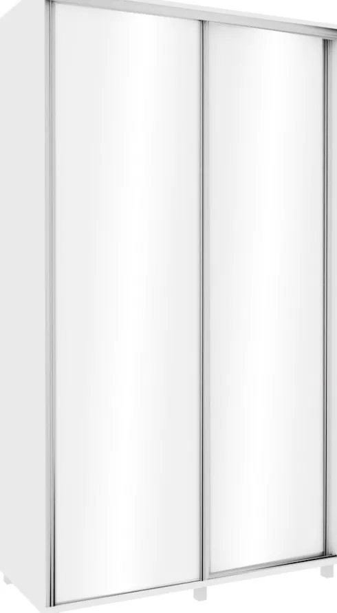 Szafa przesuwna 120 cm (biały połysk)