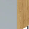 Szafka 40 dolna prawa Monia (szary/dąb Soma ciemny)