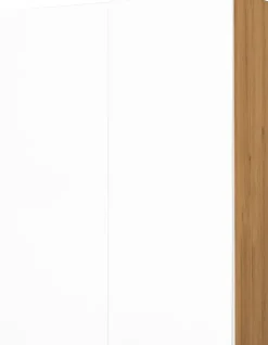 Szafka 80 górna Kampara (Biały lakier/dąb Soma ciemny) 100cm