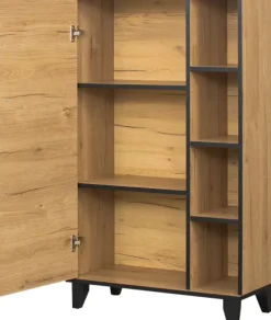 Szafka stojąca z drzwiczkami i półkami Floryda (dąb Soma ciemny)