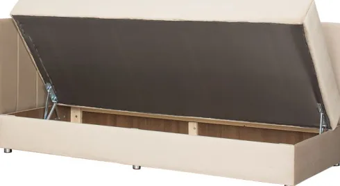 Tapczan Manilla lewy (plusz beż)