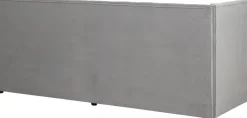 Tapczan Manilla lewy (plusz srebrzysty)