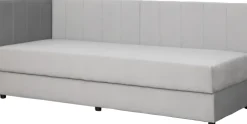 Tapczan Manilla lewy (plusz srebrzysty)