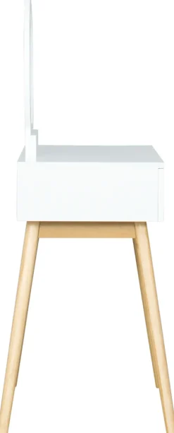 Toaletka AURORI 5 (biały/drewno)
