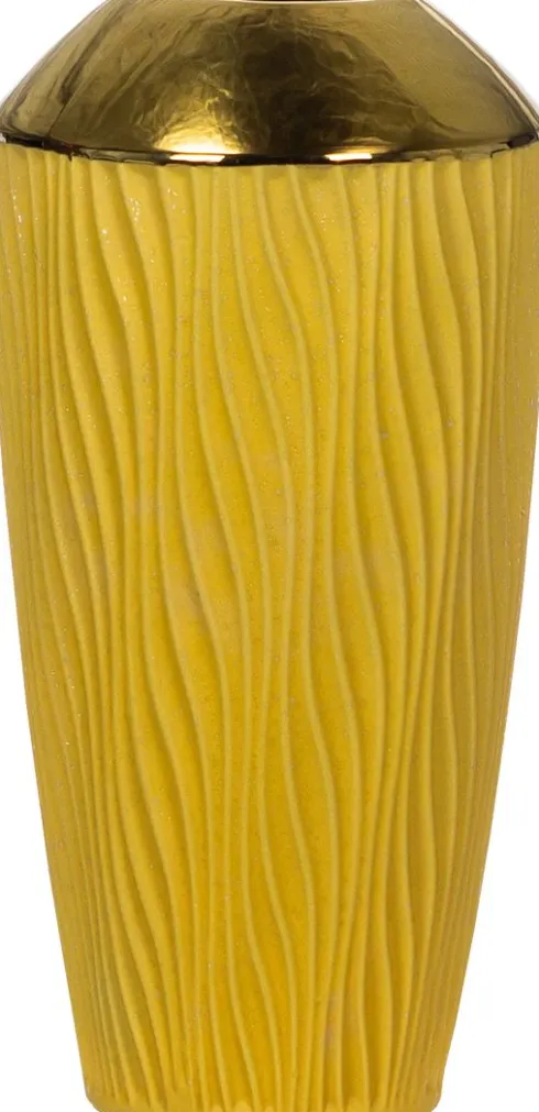 Wazon ceramiczny Konti 28 (złoty/miód)