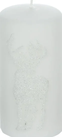 Świeca Jeleń 32 (biały)