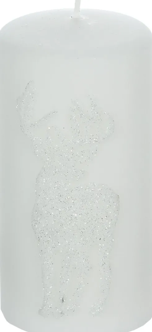 Świeca Jeleń 32 (biały)
