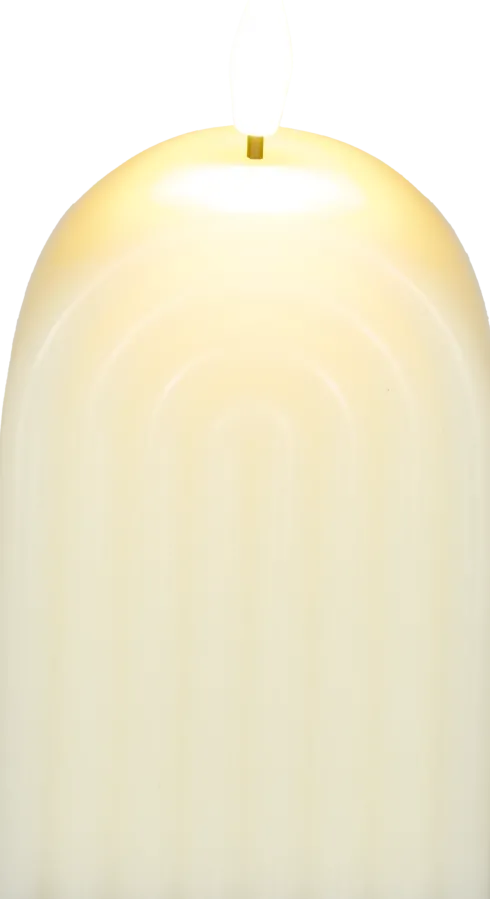 Świeca woskowa LED Cozy Light 54 (kremowa)