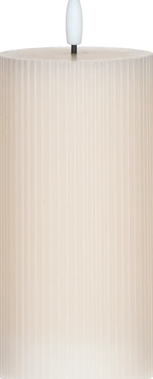 Świeca woskowa LED duża Cozy Light 55 (jasnoróżowa)