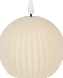 Świeca woskowa LED mała Cozy Light 58 (kremowy)