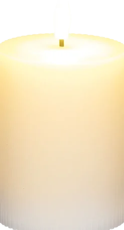 Świeca woskowa LED mała Cozy Light 55 (jasnoróżowa)
