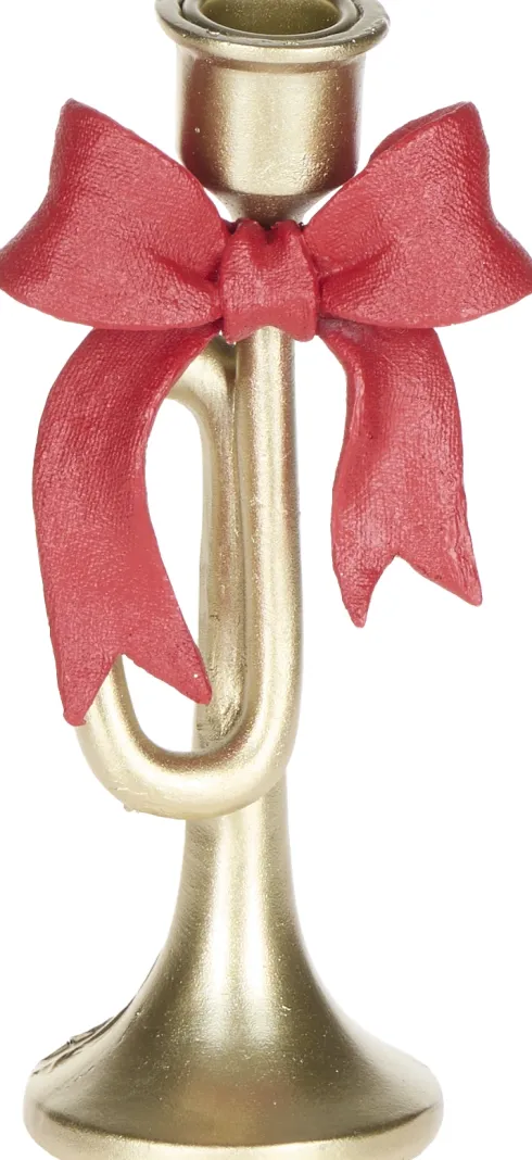 Świecznik Classic Christmas 8 (złoty/czerwony)