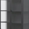Witryna metalowa 2 drzwiowa Groovi 2 (czarny)