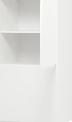 Zabudowa nadblatowa prawa Kampara (biały lakier/biały)