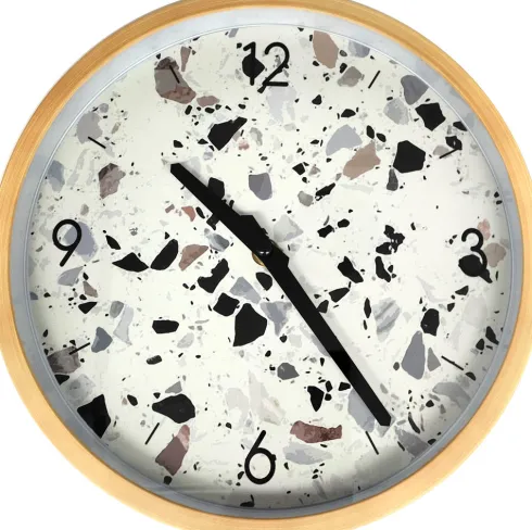 Zegar ścienny Happy Time 44 (biały/wielokolorowy)