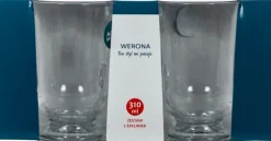 Zestaw 2 kubków szklanych Werona