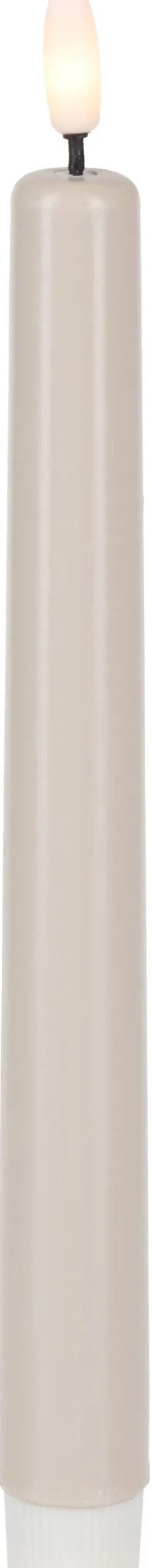 Zestaw 2 świec woskowych LED Cozy Light 5 (beżowy)